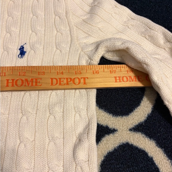 Ralph Lauren Women’s Ivory Cable Knit Sweater - Picture 3 of 5